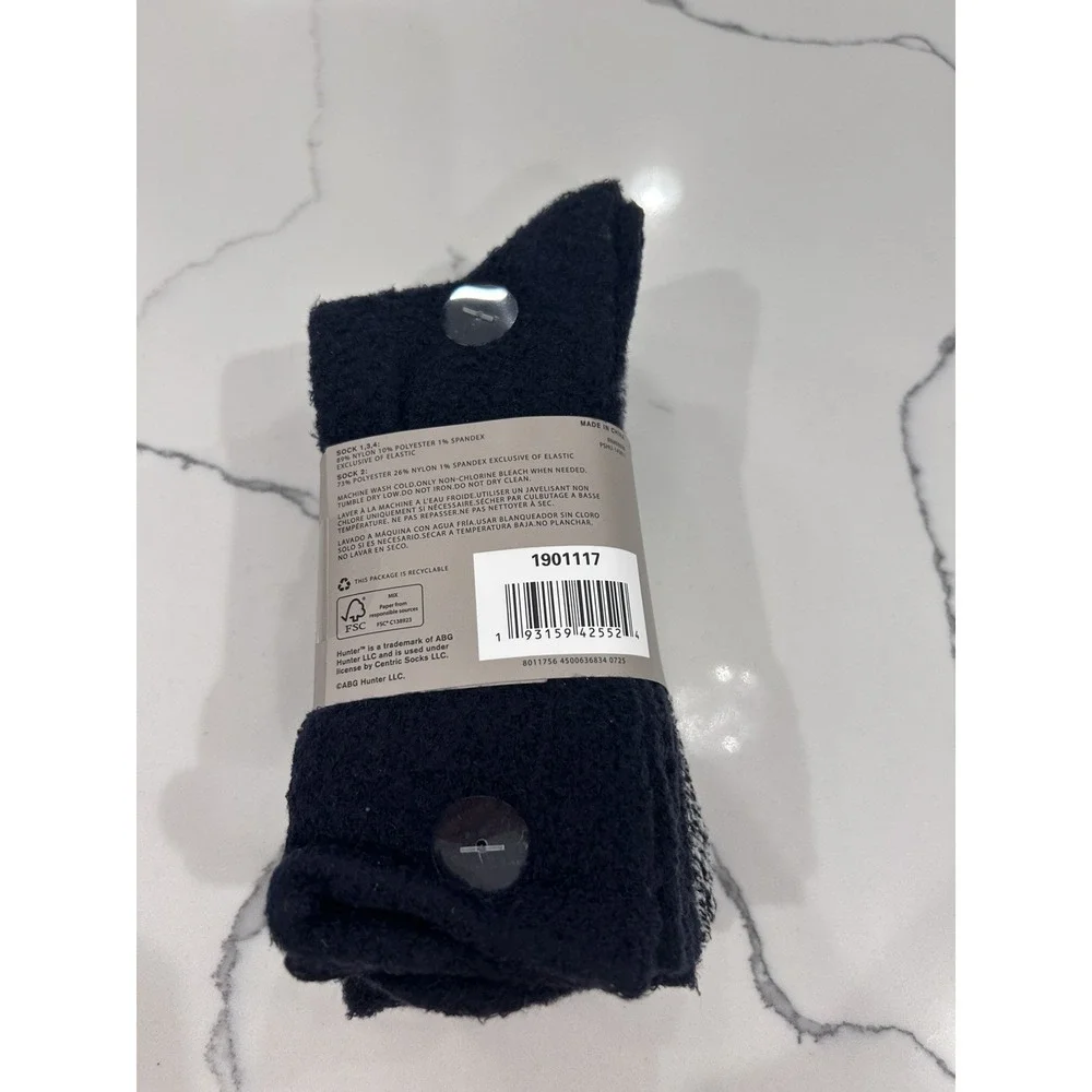 Hunter Women's Cozy Socks 4 Pair Shoe Size OSFM